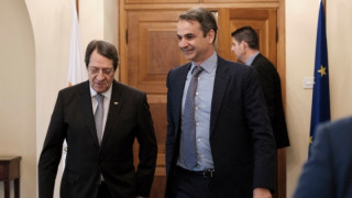 Συνάντηση Αναστασιάδη-Μητσοτάκη στη Λευκωσία